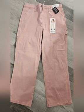 Re Generation Celebrity Pink Carpenter Straight Women's Pants Size 7/28 BNWT